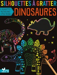 SILHOUETTES A GRATTER - DINOSAURES