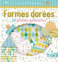 Formes dorées - 50 grandes gommettes