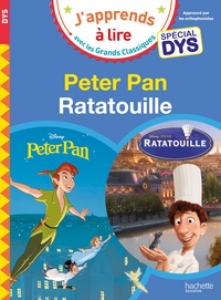 DISNEY - PETER PAN / RATATOUILLE - SPECIAL DYS (DYSLEXIE)