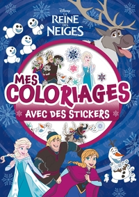 LA REINE DES NEIGES - MES COLORIAGES AVEC STICKERS - DISNEY