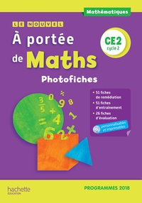 Le nouvel A portée de Maths CE2, Photofiches + CD-Rom
