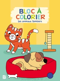 Bloc à colorier - Les animaux familiers