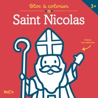 Bloc à colorier sans déborder - Saint-Nicolas
