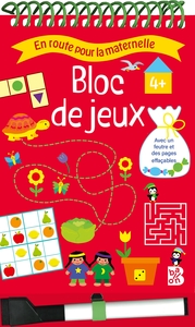 ERPM BLOC DE JEUX AVEC SPIRALES ET FEUTRE 4+
