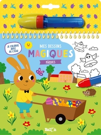 JE COLORIE AVEC DE L'EAU - PAQUES