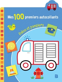 Mes 100 premiers autocollants : Police & pompiers