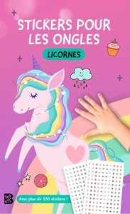 Stickers pour les ongles: Les licornes