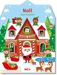 MA MAISON - NOEL - COLLER ET COLORIER