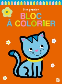 MON PREMIER BLOC A COLORIER - CHAT