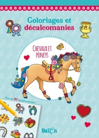 DECALCOMANIE - CHEVAUX ET PONEYS