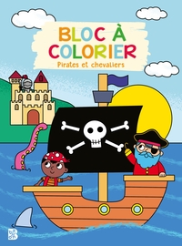 Bloc à colorier- Pirates et chevaliers
