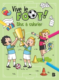 Vive le foot : Bloc à colorier