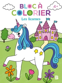 BLOC A COLORIER - LES LICORNES