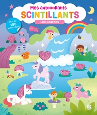 Autocollants scintillants - Les licornes