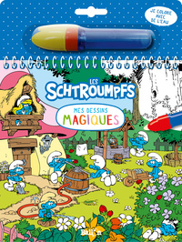 Je colorie avec de l'eau - Les Schtroumpfs