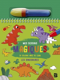 Je colorie avec de l'eau - Les dinosaures