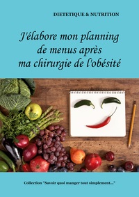 J'élabore mon planning de menus après ma chirurgie de l'obésité