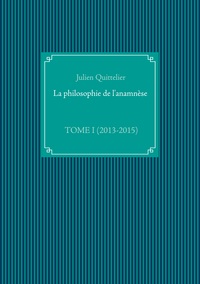 La philosophie de l'anamnèse