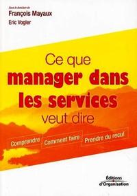 Ce que manager dans les services veut dire