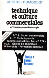 Technique Et Culture Commerc.