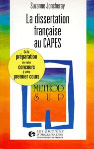 La Dissertation Francaise Au Capes