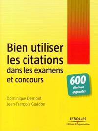 Bien utiliser les citations dans les examens et concours