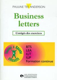 BUSINESS LETTERS : CORRIGES