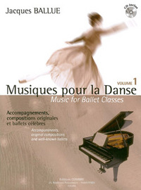 MUSIQUES POUR LA DANSE VOL.1 + CD --- PIANO (ACCOMPAGNEMENT DE LA CLASSE DE DANSE)