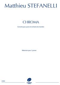 CHROMA : CONCERTO POUR PIANO ET ORCHESTRE DE CHAMBRE --- REDUCTION POUR DEUX PIANOS