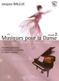 MUSIQUES POUR LA DANSE VOL.2 + CD --- PIANO (ACCOMPAGNEMENT DE LA CLASSE DE DANSE)