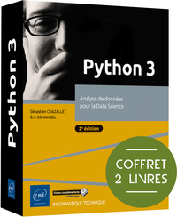 Python 3 - Coffret de 2 livres - Analyse de données pour la Data Science (2e édition)