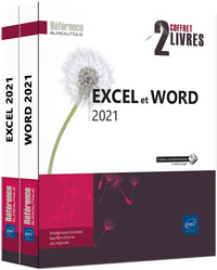 Excel et Word 2021 - Coffret de deux livres