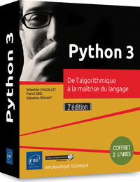 Python 3 - Coffret de 2 livres : De l'algorithmique à la maîtrise du langage (2e édition)