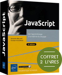 JavaScript - Coffret 2 livres : De l'apprentissage à la maîtrise du langage (6e édition)
