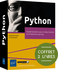 Python - Coffret de 2 livres : Implémentation pour la Data Science et le Machine Learning
