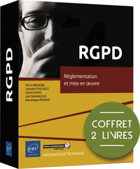 RGPD - Coffret de 2 livres : Réglementation et mise en œuvre