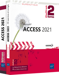 Access 2021 - Coffret de 2 livres : Le Manuel de référence + le Cahier d’exercices