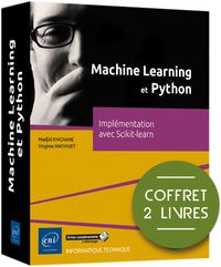 MACHINE LEARNING ET PYTHON - COFFRET DE 2 LIVRES : IMPLEMENTATION AVEC SCIKIT-LEARN