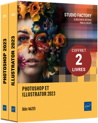 Photoshop et Illustrator 2023 - Coffret de 2 livres