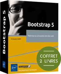 Bootstrap 5 - Coffrets de 2 livres : Maîtrisez la conception de sites web