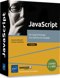JavaScript - Coffret de 2 livres : De l'apprentissage à la maîtrise du langage (3e édition)