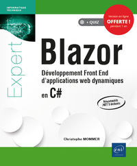 Blazor - Développement Front End d'applications web dynamiques en C#