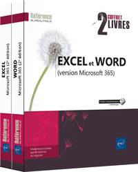 EXCEL ET WORD (VERSION MICROSOFT 365) - COFFRET DE DEUX LIVRES