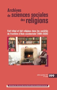 ARCHIVES DES SCIENCES SOCIALES DES RELIGIONS, N 199