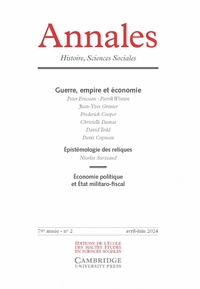 ANNALES. HISTOIRE, SCIENCES SOCIALES N 2/2024 - VARIA