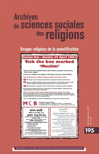 ARCHIVES DE SCIENCES SOCIALES DES RELIGIONS, N  195