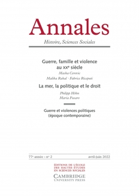 ANNALES. HISTOIRE SCIENCES SOCIALES, N 2/2022