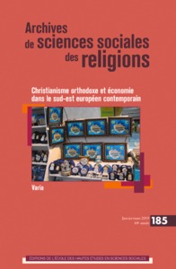 Archives de sciences sociales des religions, n° 185 - Christ