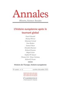 Annales. Histoire Sciences Sociales, n° 4/2021