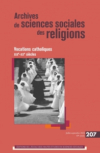 Archives de sciences sociales des religions n°207